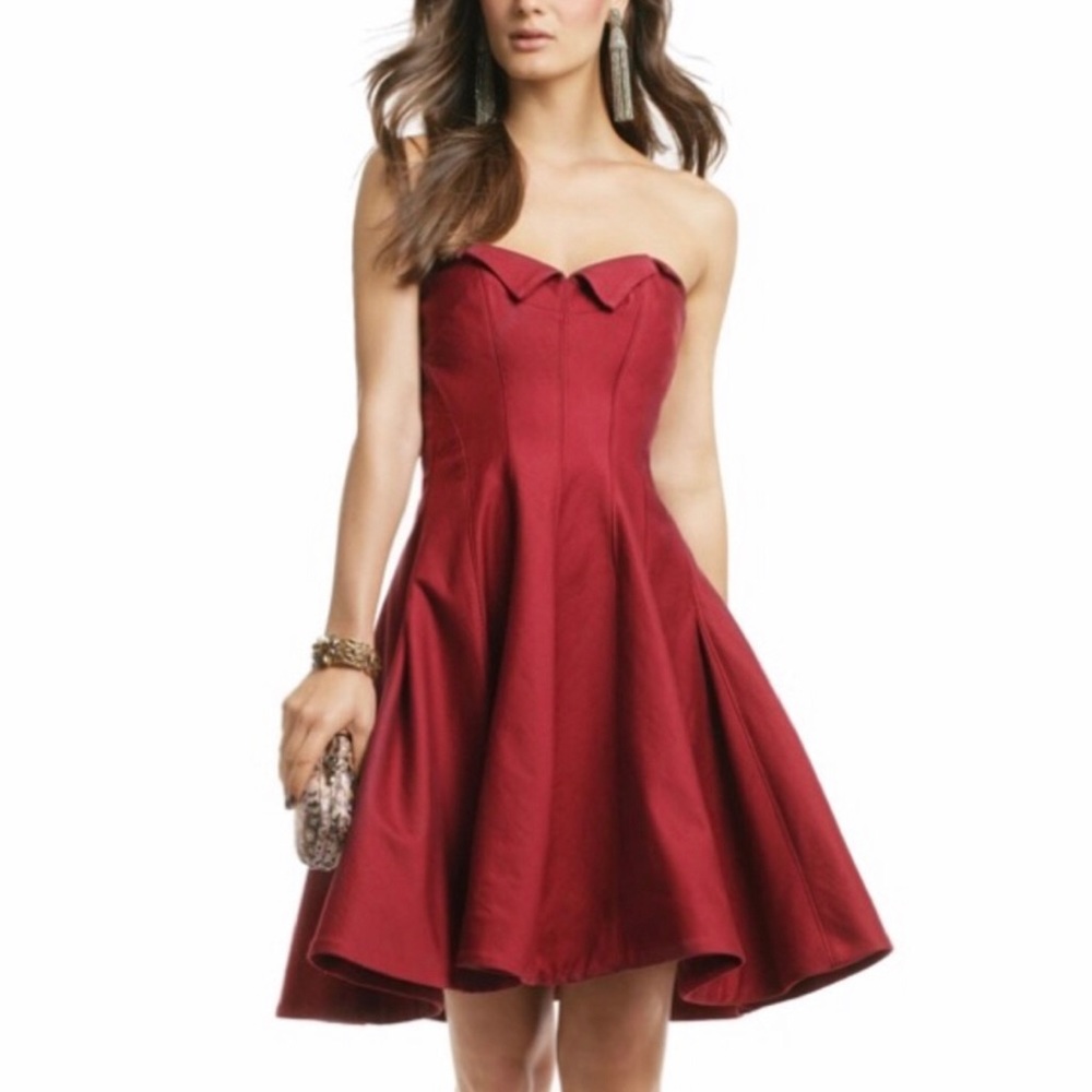 Z Spoke by Zac Posen strapless mini dress